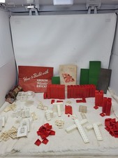 Vintage American Bricks Large Lot Elgo Made in USA Doors Windows Book 2.94 Lbs