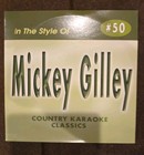 MICKEY GILLEY Karaoke CD+G YOU DONT KNOW ME Lonely Nights CITY LIGHTS Talk To Me — photo 1