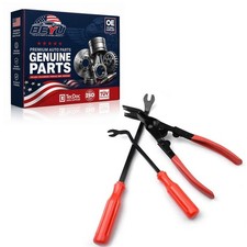 3 Pcs Auto Clip Pliers Set And Fastener Removercar Trim Rivet Removal Pry Tool
