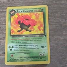pokemon Dark Vileplume 30/82 Team Rocket Rare Unlimited Regular HP 60 on eBay
