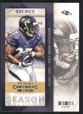 2013 Panini Contenders #78 Ray Rice Baltimore Ravens Football Card 35603