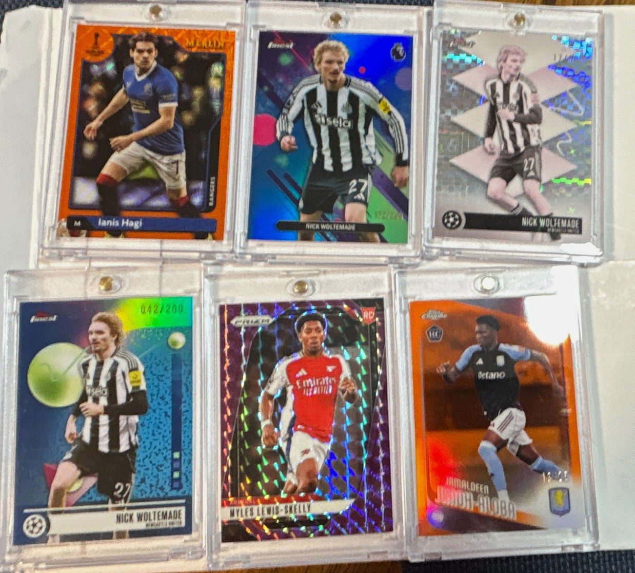 10 Card Soccer Lot Low Numbered Auto Skelly Balogun Son Salah view 1