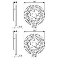Disque de frein Honda ACCORD