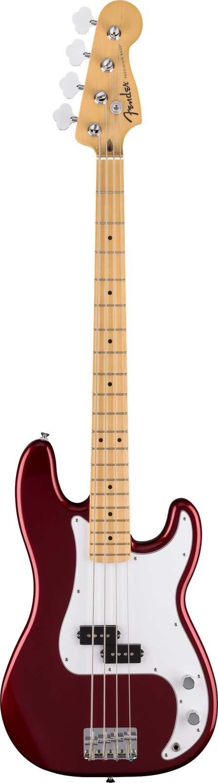 Fender Standard Precision Bass Guitar, Candy Cola, Maple (NEW)