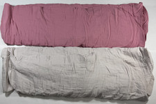 Cottonsis Organic Muslin Crib Sheets 2 Pack Cotton Latte Neutral Rose 52x28