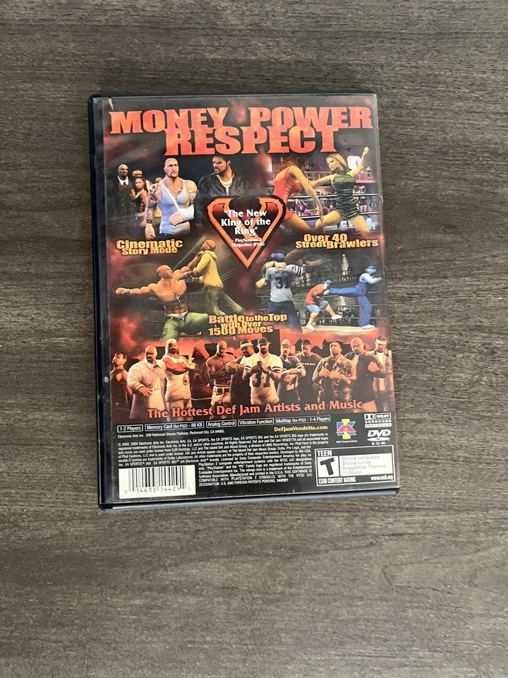 Def Jam Vendetta Sony PlayStation 2 PS2 Juego Completo Limpio CIB Foto 3 de 4