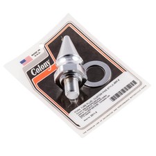 #2311-2 Pike Nut Fork Tube Plug Cap Harley FL FXWG Softail USA made Colony Machi