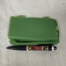 Nintendo DS Zelda Phantom Hourglass Green Protective Sleeve w/ Stylus Pen