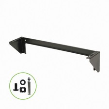 2 Space 2U 19" Vertical Low Profile Space Saver Network IT Steel Wall Mount Rack