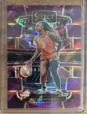 2024 Panini WNBA Select Tiffany Mitchell Sun Purple Cracked Ice Prizm #42/149 MT