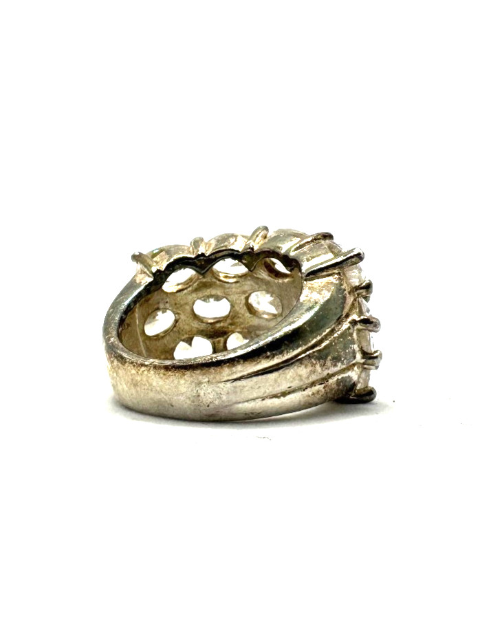 925 Silver Ring Solid Size 51 Elegant Jewelry Des… - image 4