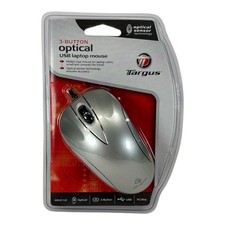 Targus 3-Button Optical USB Laptop Notebook Mouse NIP SEALED PC/Mac