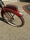 Firestone Super Cruiser Vintage Red Cruiser Bicycle w/ Fenders Tank & Rack — photo 3