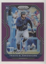 2021 Panini Prizm Tier II Purple Prizm Travis Blankenhorn #122 rg5