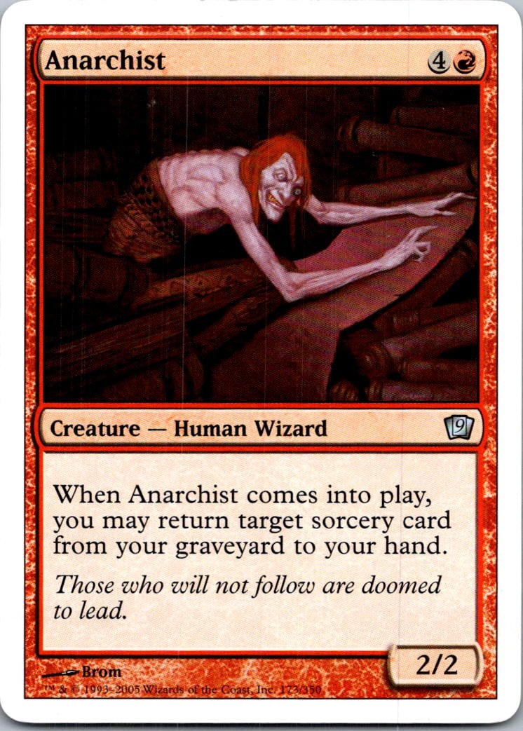 Anarchist U 9ED #173 LP MTG Magic