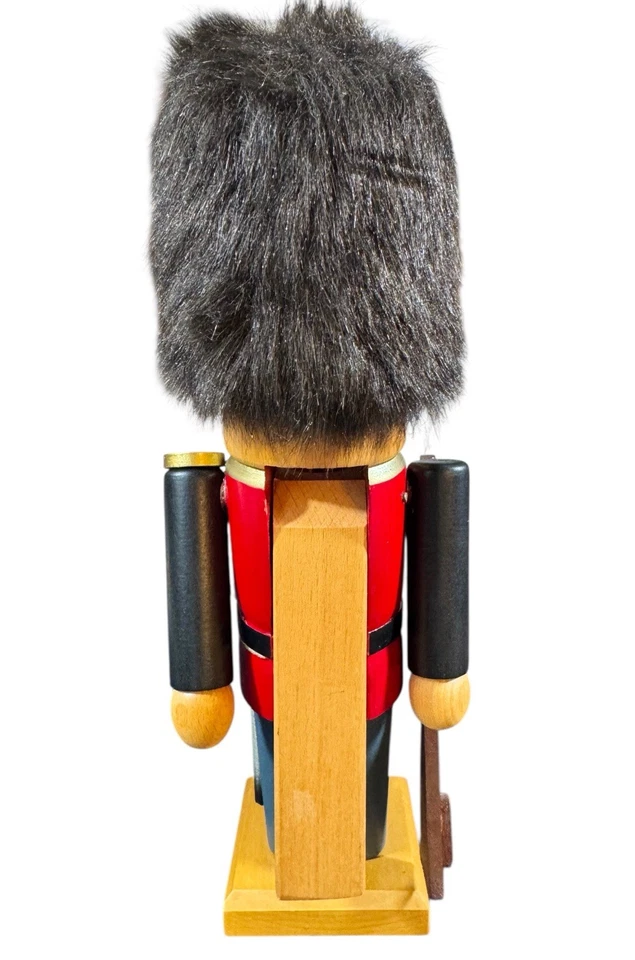 "Guardia de soldado armado cascanueces Steinbach vintage hecha a mano en Alemania Occidental - 11""" Foto 3 de 4