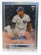 2022 Topps Chrome Rookie Autograph Luis Gil #RA-LG Auto New York Yankees RC
