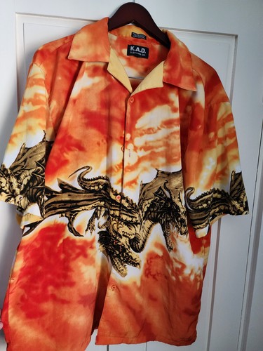 KAD Supply Dragon Hawaiian Shirt XL