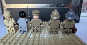 Lego Minifigure Indiana Jones Lot DOVCHENKO Henry Pilot Irina 77012 7624 7628