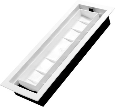 IGFPD412-WHK Flush Floor Matching Vent 4x12 Drop-in Plastic Floor Register,4x12!