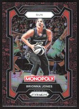 8863K 2024 Panini Prizm Monopoly WNBA #51 Brionna Jones Red Classic Icons Prizms