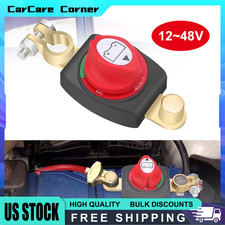 Battery Disconnect Switch Clamp Top Post 12V-48V For Car Truck RV Marine
