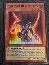 Masked HERO Dusk Crow MZMU-EN014 - Super Rare...