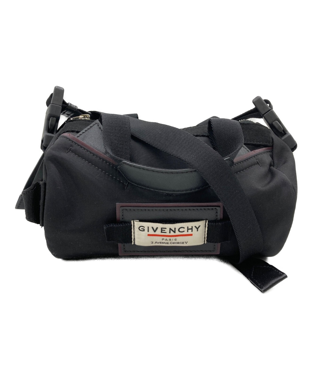 GIVENCHY Mini Boston Bag Nylon Black Authentic From Japan — image 10