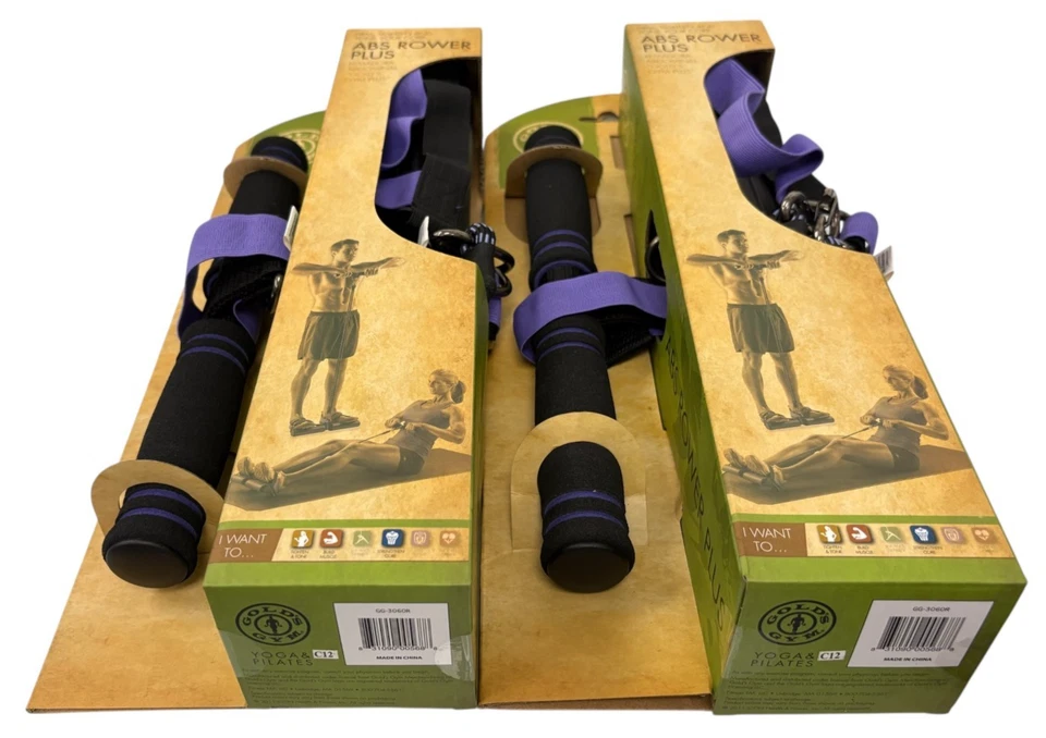 LOTE DE 2 GYMNASIOS DORADOS Yoga y Pilates Abs Remo Plus GG-3060R Foto 3 de 3