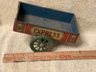 Vintage J. Chein tin lithograph Pony Cart or Horse Express Wagon Jackal