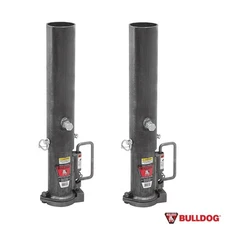 Bulldog 2x 25K Round Gooseneck Trailer Coupler Outer Sleeve 2-5/16" Hitch Ball