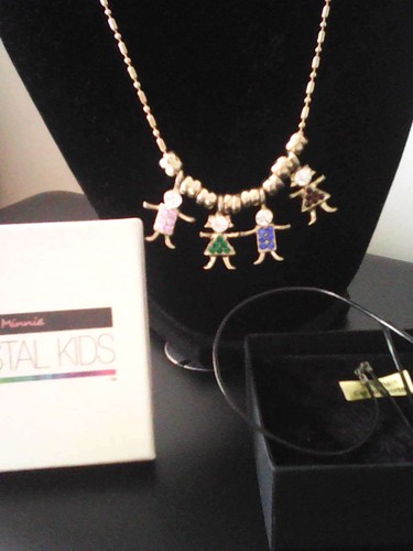 Jewellery. Necklace and 4 Charms. Crystal Kids by Peggy and Minnie - Picture 5 of 8