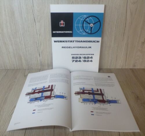 IHC Werkstatthandbuch Hydraulik f. Traktoren der Bauart  523 + 624 + 724 + 824 - Bild 1 von 1