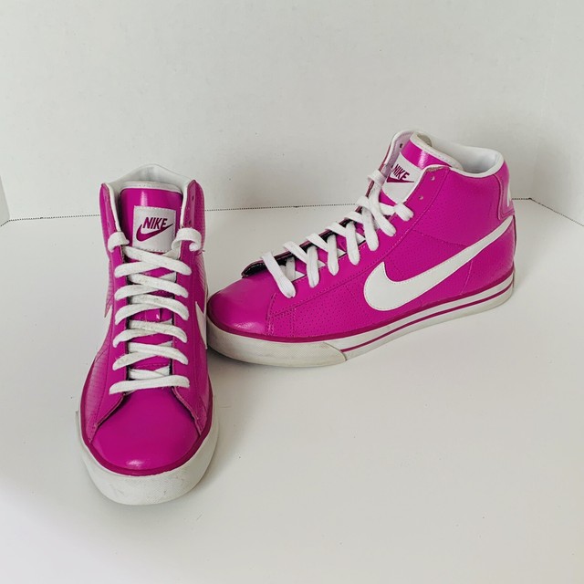 pink high top reebok classics