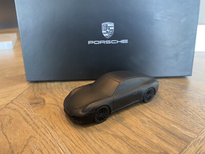 Porsche911 Carrera 1/43 Paper Weight Full Aluminium Matt Black 