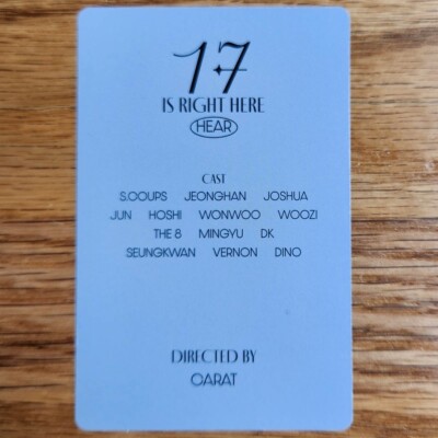 Dino Official Photocard Seventeen The Best 17 Is Right Here