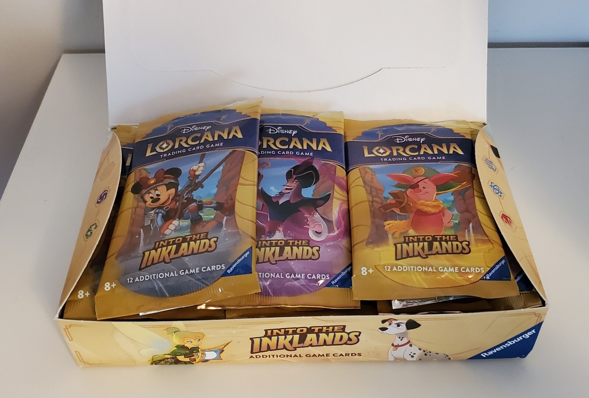Disney Lorcana TCG Into The Inklands EMPTY Display Booster Disney Lorcana TCG Into The Inklands EMPTY Display Booster