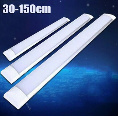 LED Feuchtraumleuchte Wannenleuchte Keller Werkstatt 60/120/150cm Decken Röhren