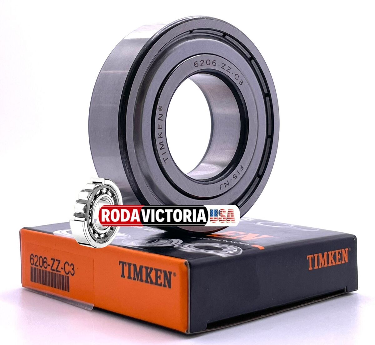 TIMKEN 6206 ZZ C3 DEEP GROOVE BALL BEARING, METAL SHIELDED TIMKEN 6206 ZZ C3 DEEP GROOVE BALL BEARING, METAL SHIELDED