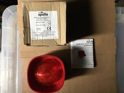 Apollo Multi-Tone Red Open-Area Sounder Visual Indicator - 55000-291