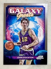 23-24 Topps Chrome Cosmic Galaxy Greats John Stockton Card No GG-21