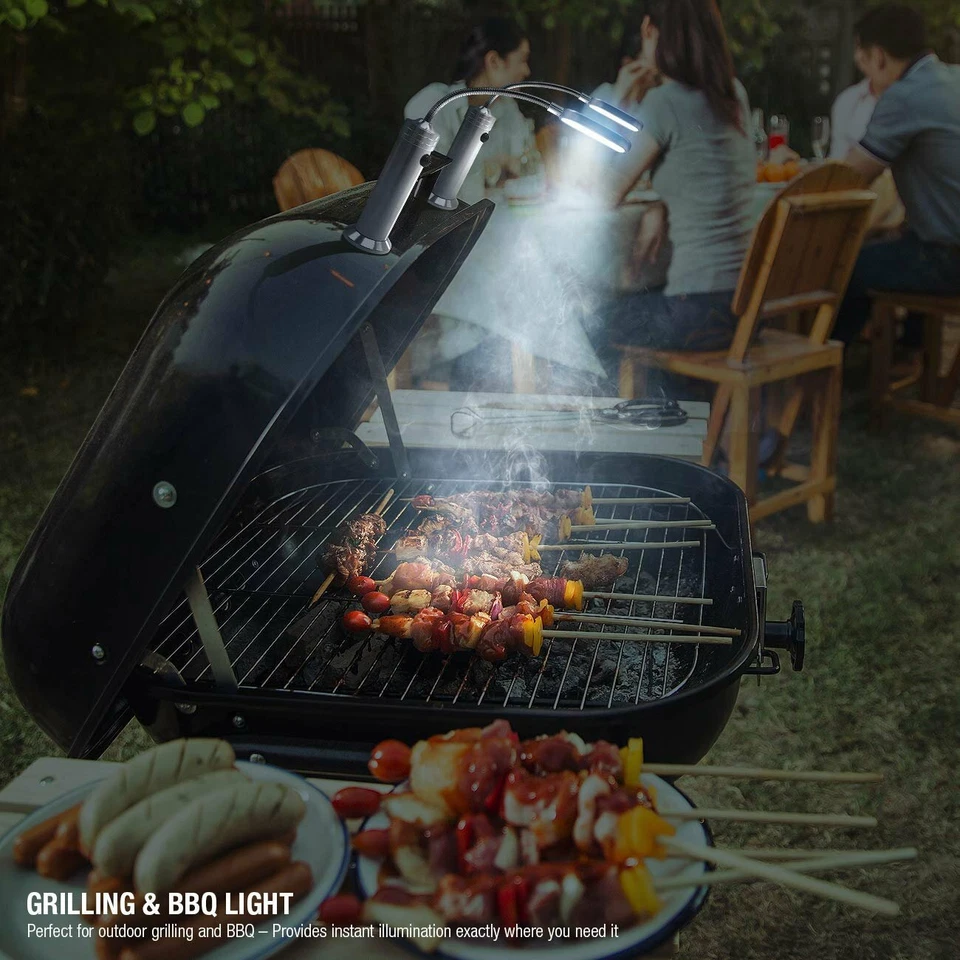 BBQ Grill Lights Magnet Base Super-Bright LED Lights 360 Degree Flexible Fixture - Image 2 of 4