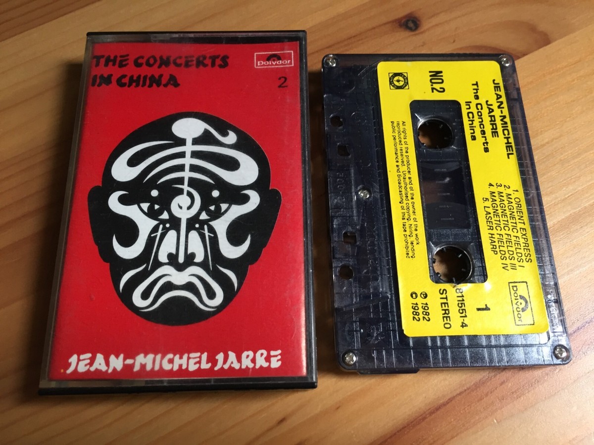Jean Michel Jarre The Concerts In China NO. 2 Cassette Tape 1982
