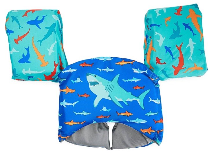 Chaleco salvavidas SwimWays Swim Trainer 33-55 lb para niños aprobado por la Guardia Costera de los Estados Unidos