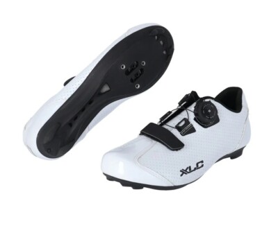 XLC CB-R09 Schuh für Rennrad SPD / SPD-SL / Look, Gr. 45, weiß