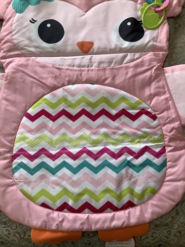 Baby Mädchen Eule Aktivität Matte Neu mit Etikett - Bild 1 von 7