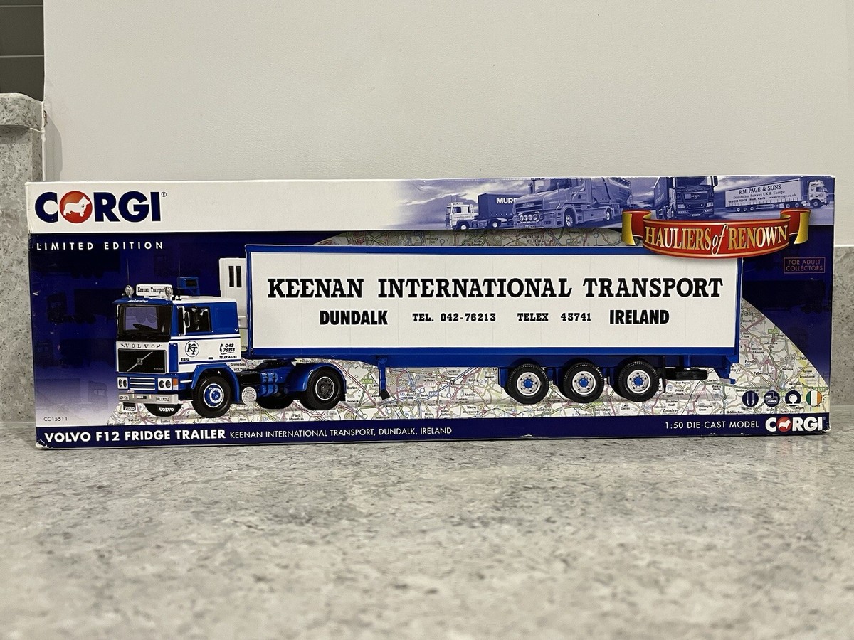 Corgi - Volvo F12 w/Tri-Axle Fridge Trailer - Keenan - CC15511 - 1