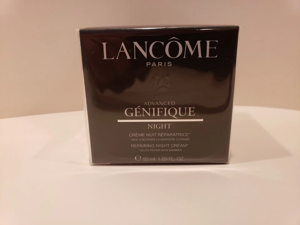 Lancome ~ Crema de noche reparadora nocturna avanzada Genifique ~ 1,69 fl oz - Nueva en caja Foto 2 de 2