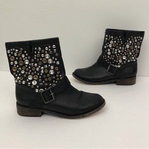 steve madden studded ankle boots
