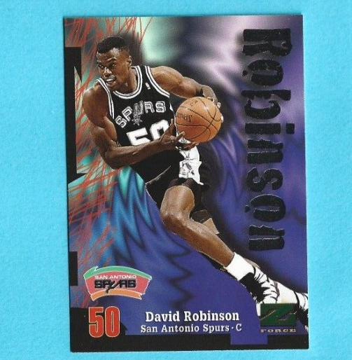 1997-98 Z Force David Robinson #50 San Antonio Spurs NM | eBay